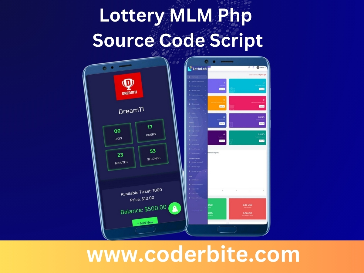 Lottery MLM Php Source Code Script