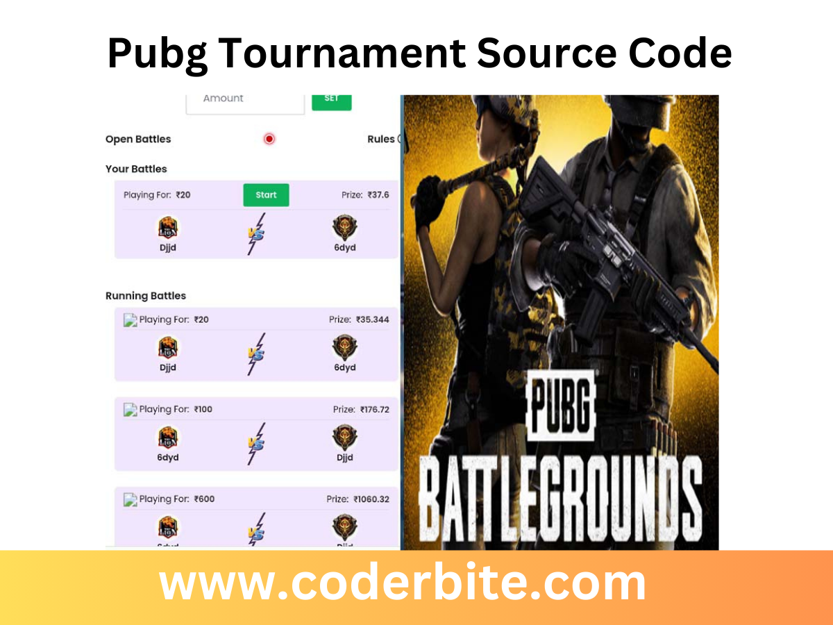 Pubg Tournament Source Code